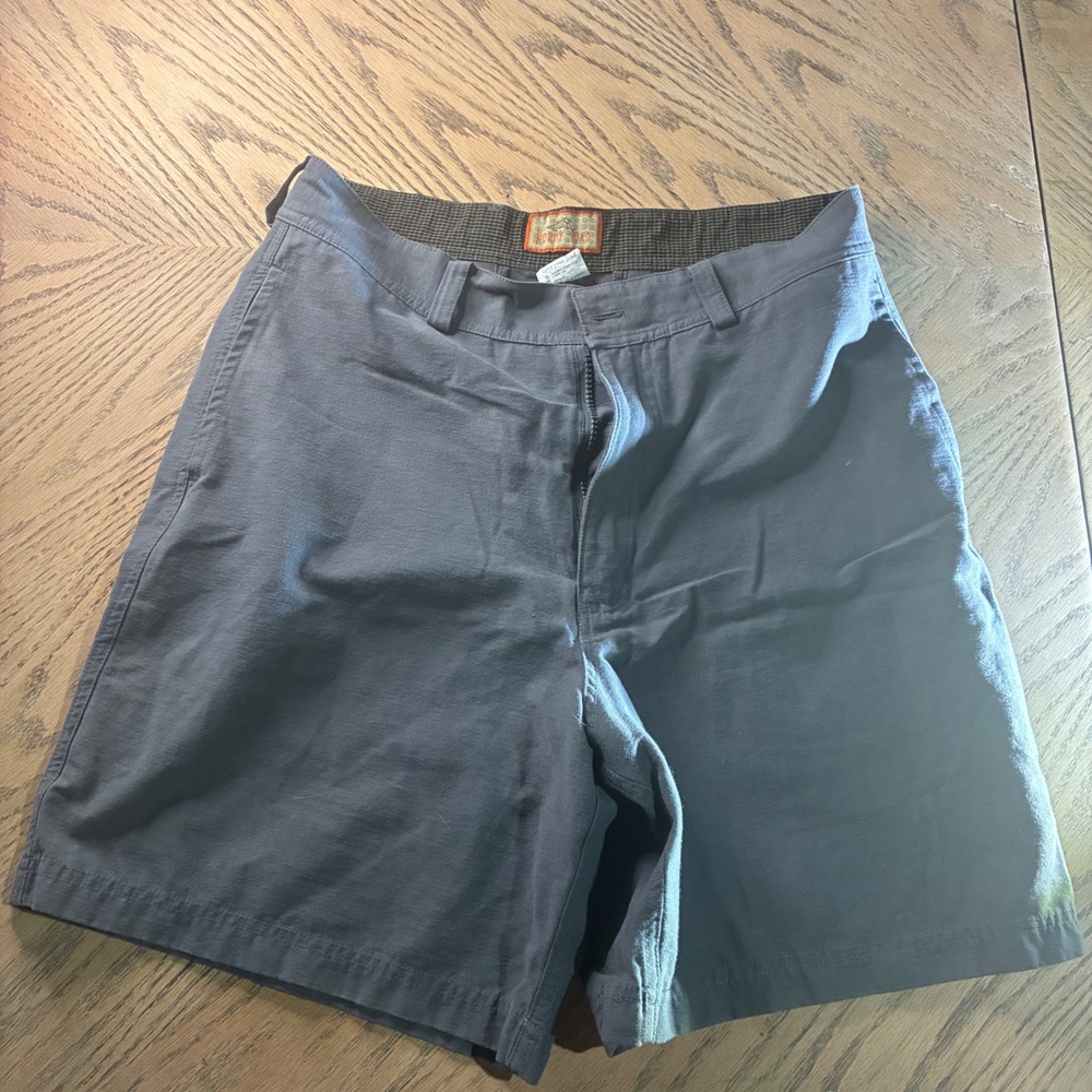 Horny Toad Mens Grey Cotton Nylon Outdoor Hiking Shorts Size 32 Made in Canada